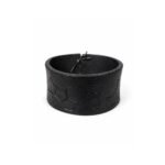 Mate Criollo Imperial Calabaza Cuero Labrado + Base de Cuero Labrado - Color Negro - Imagen 8