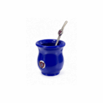 Mate sabio plastico + bombilla San Lorenzo AZUL - Imagen 4