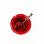 Mate sabio plastico + bombilla San Lorenzo ROJO - Imagen 2