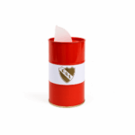 Lata Tambor Grande Grabada 15x9 cm – INDEPENDIENTE