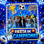 Libro "Fiesta de Campeones" ARGENTINA Con Stickers - Imagen 2
