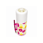 Mate Autocebante con Diseño Flores BLANCO 900ml - Imagen 3