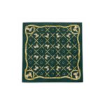 Pañuelo Fratello para Cuello (Diseño Caballos VERDE, MOD 1, 60X60)