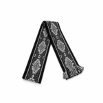 Faja Gaucho - Cinto N°12 Negro y Blanco (Aprox 3mts)