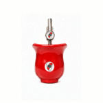 Mate sabio plastico + bombilla River (rojo)