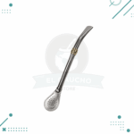 Bombillon de Acero con Dije Dorado (17cm aprox.) - Imagen 3