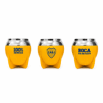 Mate Pampa Copa/bocón Boca Juniors + bombilla - Imagen 2