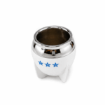 Mate Pampa Copa/bocón + bombilla AFA color blanco - Imagen 6