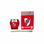 Mate Pampa Copa/bocón River Plate + bombilla de regalo