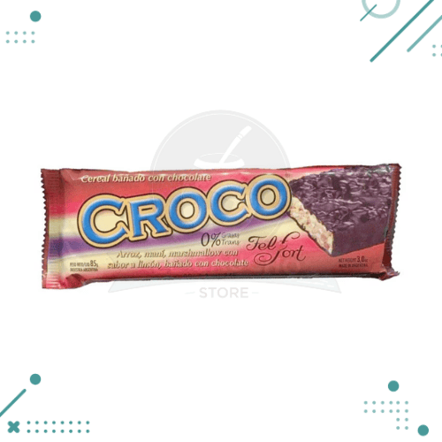 Diseño sin título (26) CROCO Felfort turron de cereal bañado con chocolate 85gr - Imagen 1