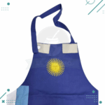 Delantal De Cocina/parrilla Argentina Azul Marino + Repasador Franjas Cortas Diseño Argentina - Imagen 4