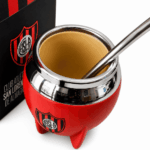 Mate Pampa Copa/bocón San Lorenzo + bombilla - Imagen 3
