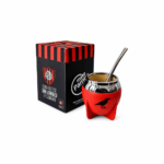 Mate Pampa Copa/bocón San Lorenzo + bombilla - Imagen 2