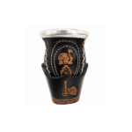 Mate Chacarero Calabaza con Base NEGRO