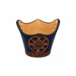 Mate Chacarero Calabaza BEIGE con Base AZUL - Imagen 3