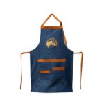 Delantal Asador Parrillero Jeans, Diseño Caballo c/ 3 bolsillos
