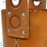 Media Canasta Matera, 100% Cuero Color Suela - Imagen 2