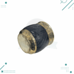 Mate Roma Cincelado Alpaca Cuero Tallado Calabaza (Color NEGRO) - Imagen 4