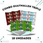 Combo Alfajor Guaymallen Triple - 18un (6un cada variedad) (1.260kg)