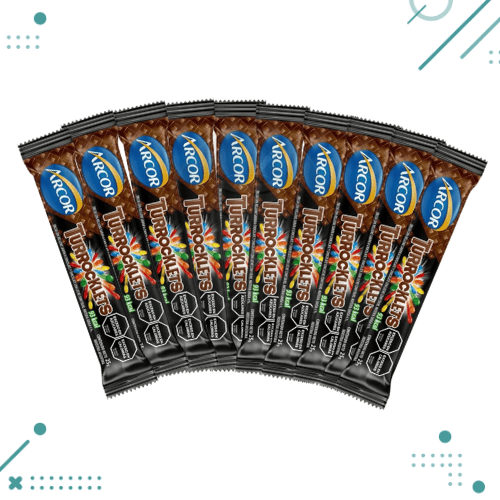 Turrocklets, Turron de Mani Arcor con Rocklets 25g (Pack x10un)(250g)