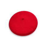 Boina Vasca De Pana vuelo 32cm Gaucho COLOR ROJO