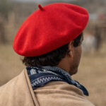 Boina Vasca De Pana vuelo 32cm Gaucho COLOR ROJO - Imagen 2