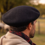 Boina Vasca De Pana vuelo 32cm Gaucho COLOR NEGRO - Imagen 2