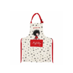 Delantal Mafalda Gabardina, Color Beige (85x58cm)