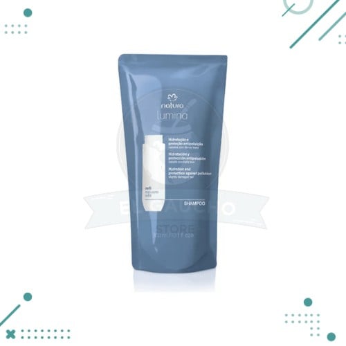 Diseño sin título (22) Repuesto Natura Lumina, Shampoo Liso Natural 300ml - Imagen 1