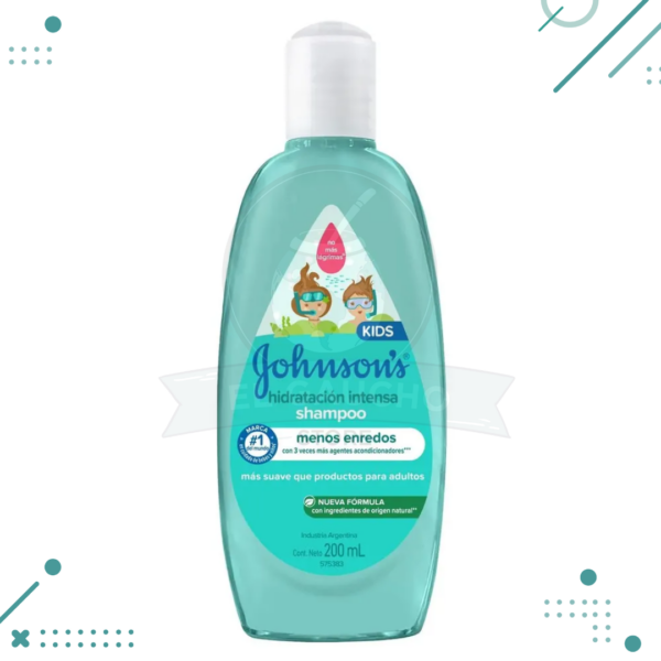 Shampoo Johnson's Baby HIDRATACION INTENSA 200ml