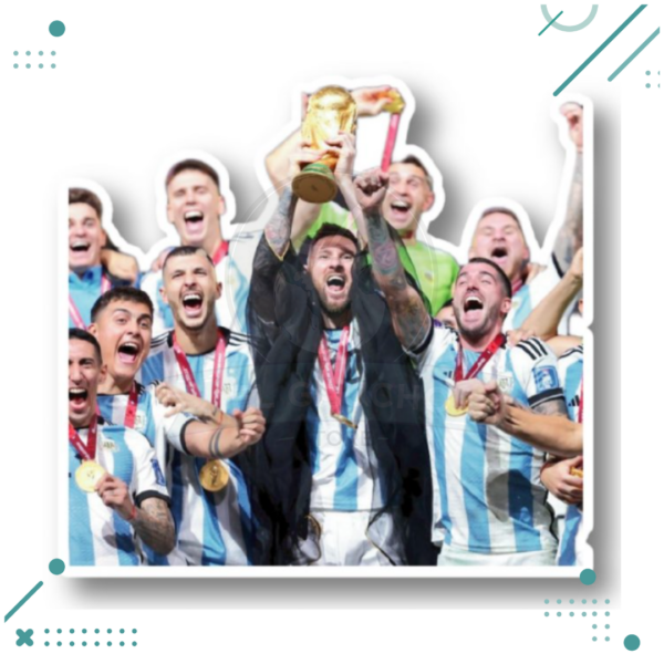 Sticker Selección Argentina – Festejo Campeones del mundo MOD3