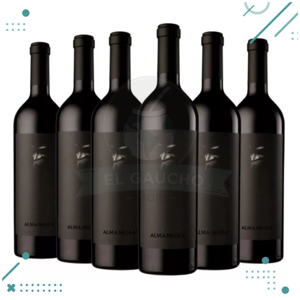 Vino ALMA NEGRA Blend 750ml (Pack x6 botellas)