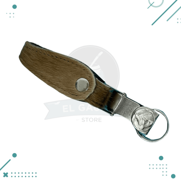 Llavero Cuero 100% Artesanal Modelo 3