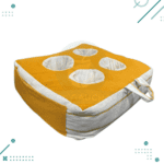 Almohadon Matero (Naranja y Blanco) 40x40 Aprox.