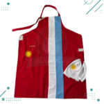 Delantal Parrillero Argentina + Repasador (Rojo) - Imagen 4