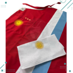 Delantal Parrillero Argentina + Repasador (Rojo) - Imagen 3