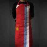 Delantal Parrillero Argentina + Repasador (Rojo)