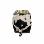 Mate Torpedo Calabaza Cincelado, Animal Print (Color Blanco)