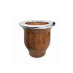 Mate Algarrobo, Virola de Acero Inoxidable