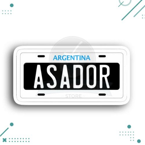 Diseño sin título (44) Sticker Argentina - Asador - Imagen 1