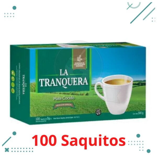Mate Cocido La Tranquera 100 Saquitos de 2.5gr (250Gr)