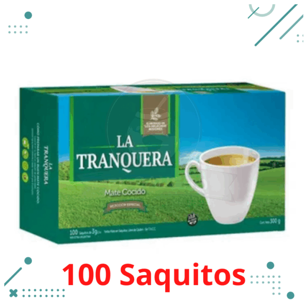Mate Cocido La Tranquera 100 Saquitos de 2.5gr (250Gr)