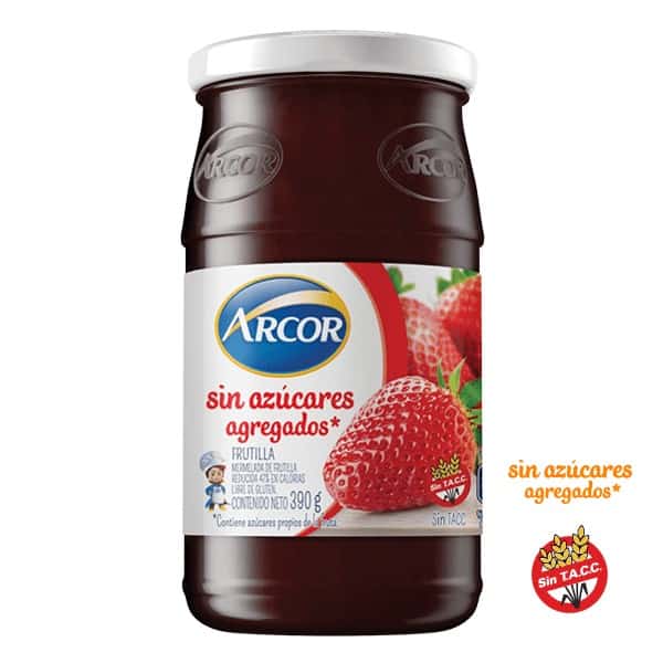 20200722-1012131.png Mermelada FRUTILLA ARCOR Dietetica Frasco 390 Gr - Imagen 1