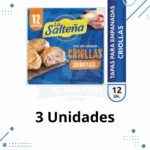 Tapas Empanadas CRIOLLAS, 3 Paquetes(36 tapas) + Queso CREMON 3 Unidades, 1.5kg (3Kg TOTAL) - Imagen 3