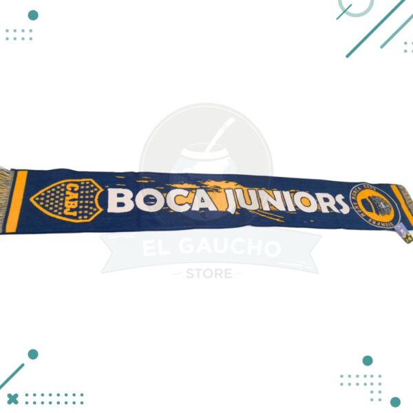 Bufanda 3 Hilos - Boca juniors "siempre mono nunca sapo" 1.45x21cm