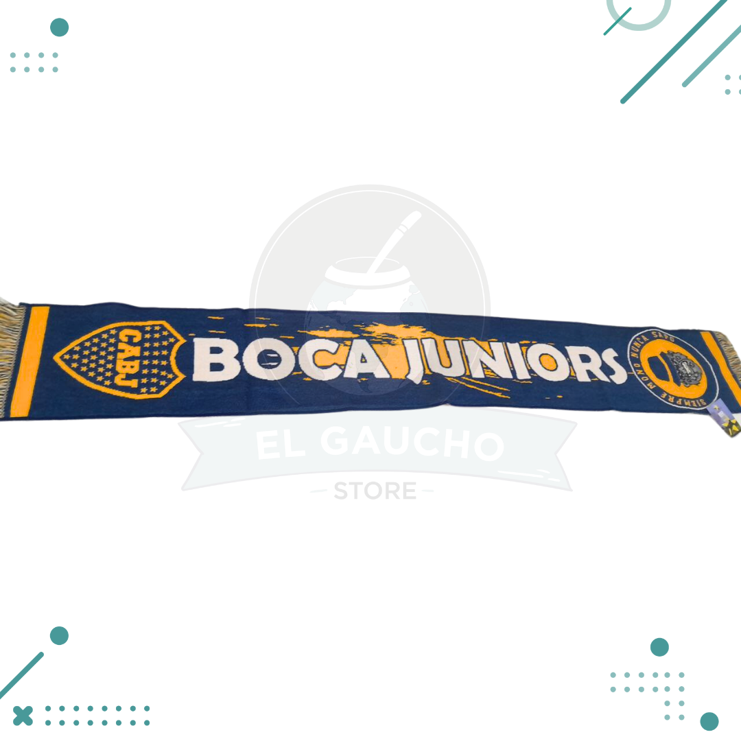 3-hilos-mono.png Bufanda 3 Hilos - Boca juniors "siempre mono nunca sapo" 1.45x21cm - Imagen 1