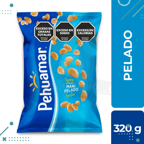 Maní pelado Pehuamar (320gr)