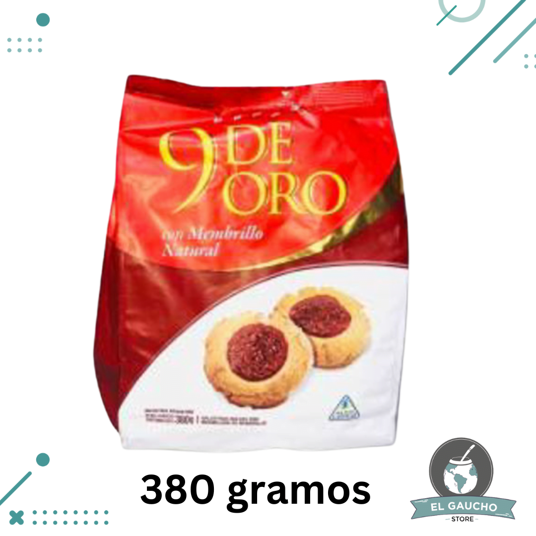 380-gramos.png Pepas Membrillo 9 de Oro 350Gr - Imagen 1