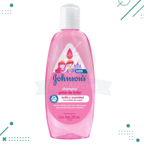Shampoo Johnson's Baby Gotas de Brillo 200cc