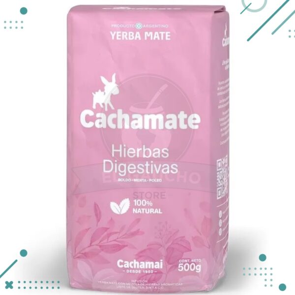 Yerba Mate Cachamate Hierbas Digestivas (1kg.) (boldo-menta-poleo)